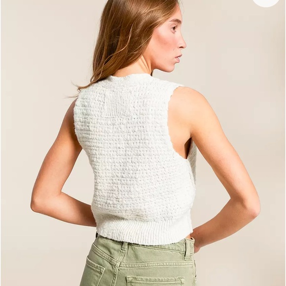 Free People Cropped Sweater Vest - Picture 4 of 7